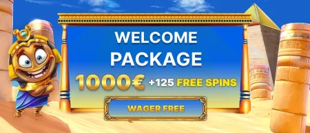 Horus Casino — Welcome Package 1000€ + 125 Free Spins, Wager Free